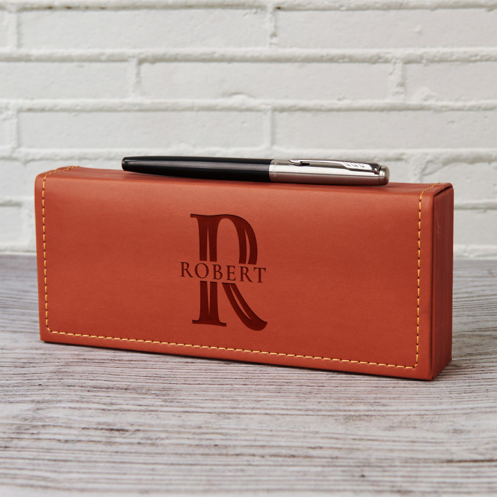 Initiale Name - Füller Parker im Etui